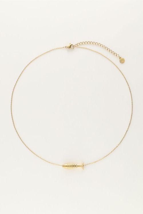 Fijne ketting met vis bedel | My Jewellery