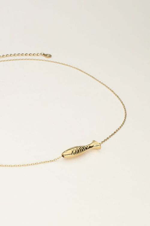 Fijne ketting met vis bedel | My Jewellery