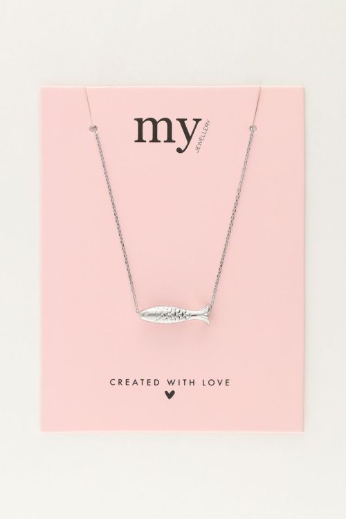 Fijne ketting met vis bedel | My Jewellery