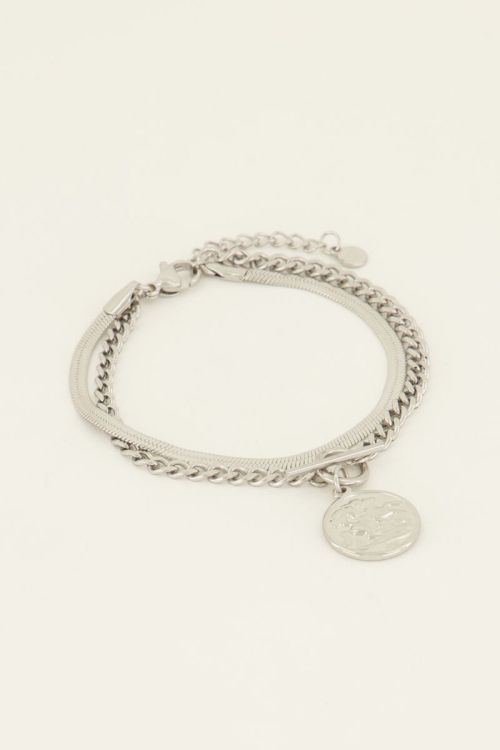Double bracelet with coin | My Jewellery