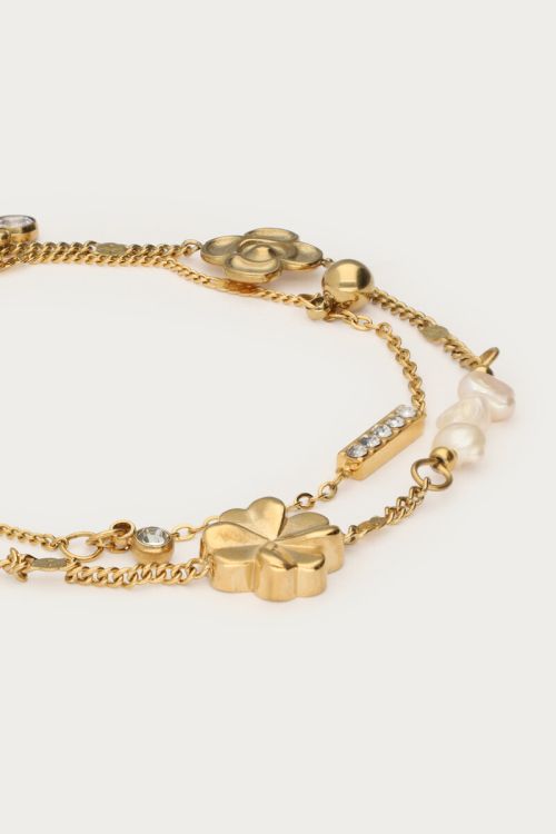 Double bracelet with freshwater pearls "dreams come true" | My Jewellery