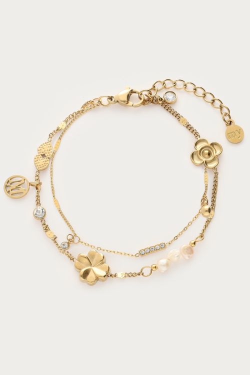 Double bracelet with freshwater pearls "dreams come true" | My Jewellery