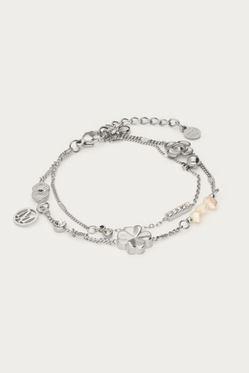 Double bracelet with freshwater pearls "dreams come true" | My Jewellery
