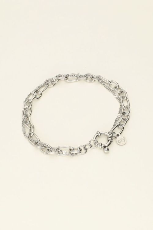 Double bracelet with link chain | My Jewellery