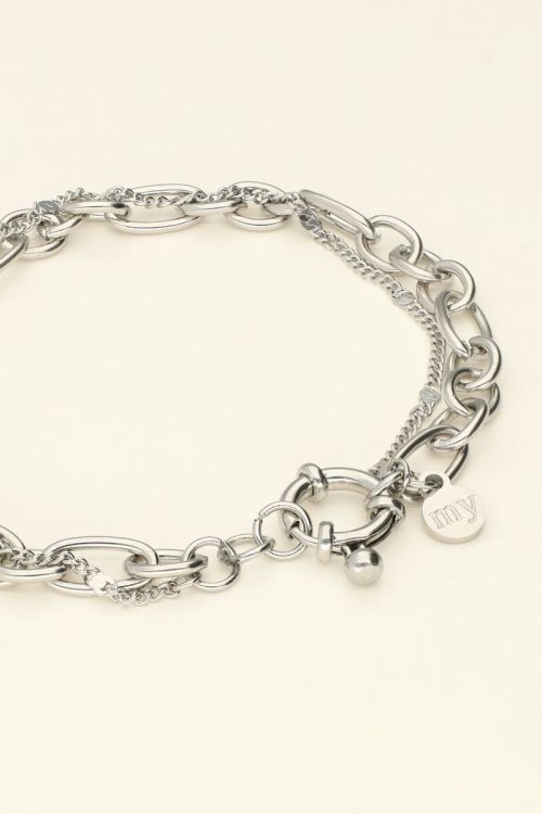 Double bracelet with link chain | My Jewellery