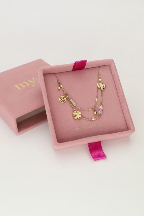 Double necklace with charms "dreams come true" | My Jewellery
