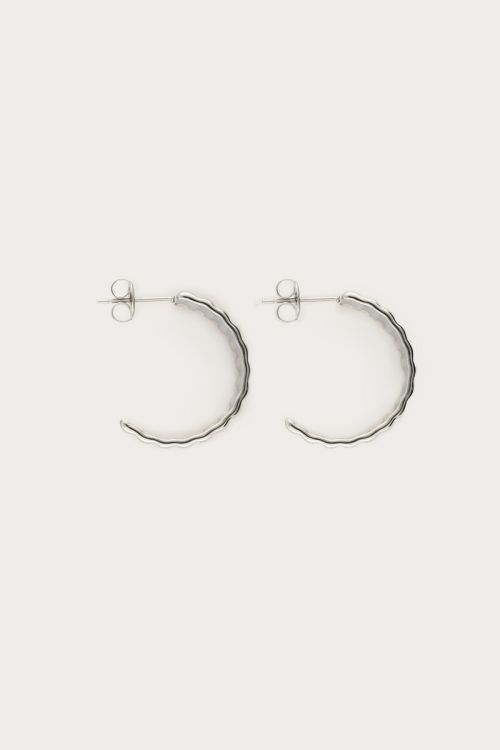 Earrings half round striped | My Jewellery