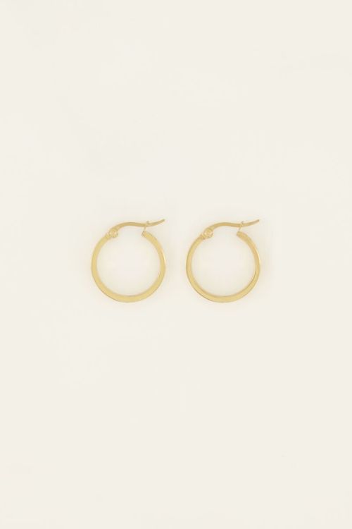 Oorringen met gegraveerde hartjes | My Jewellery