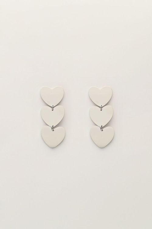 Earrings with three hearts | My Jewellery