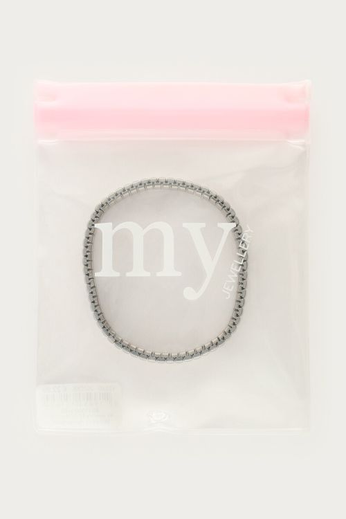 Elastic bracelet with stripes medium | My Jewellery