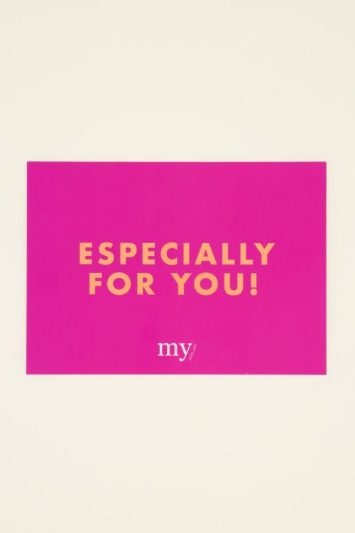 Especially for you card | My Jewellery