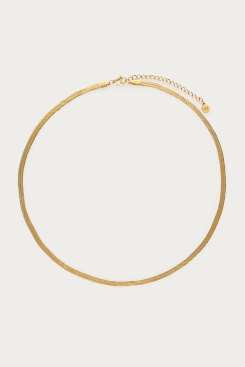 Collier à maillons plats