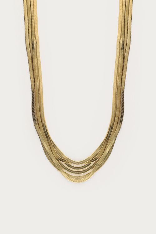 Flat chain necklace multi | My Jewellery