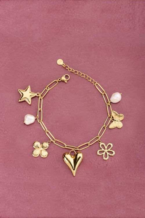 Chain bracelet with multi charms | My Jewellery