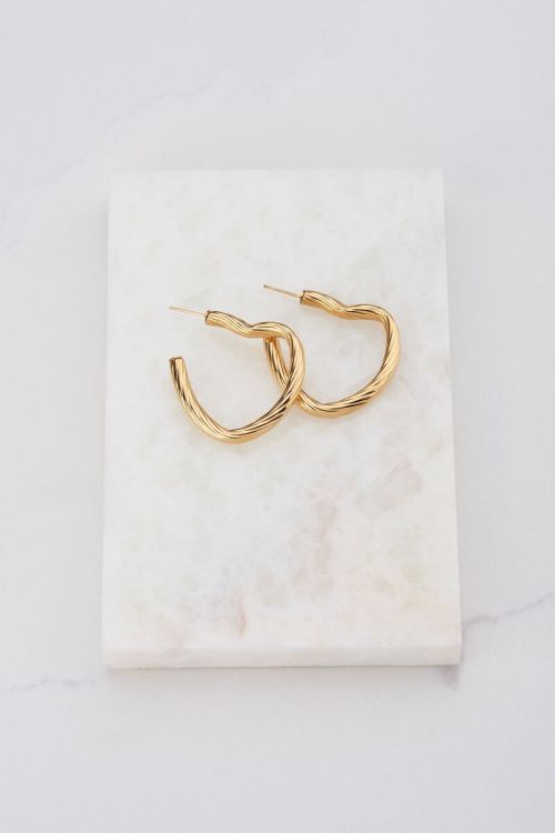 Vintage earrings with open hearts | My Jewellery