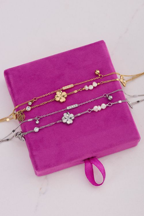 Double bracelet with freshwater pearls "dreams come true" | My Jewellery