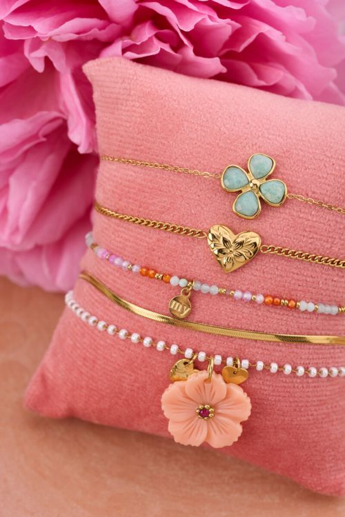 Botanical bracelet with floral heart | My Jewellery
