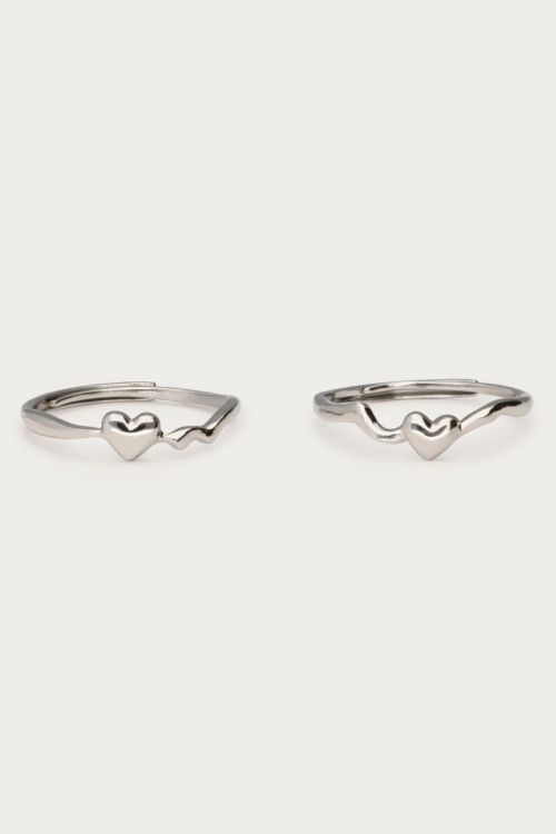 Forever connected rings with heart | My Jewellery