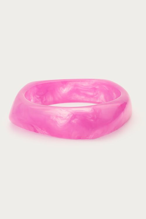 Fuchsia resin bangle | My Jewellery