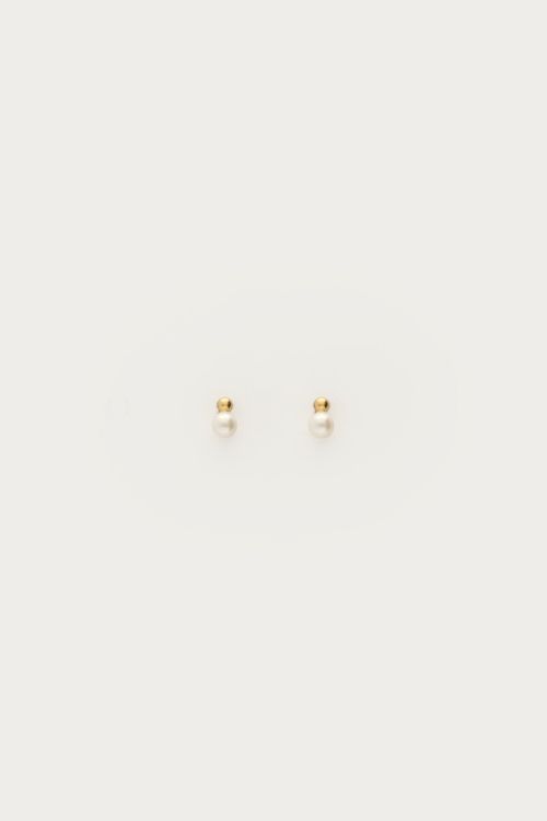 Glass pearl studs | My Jewellery