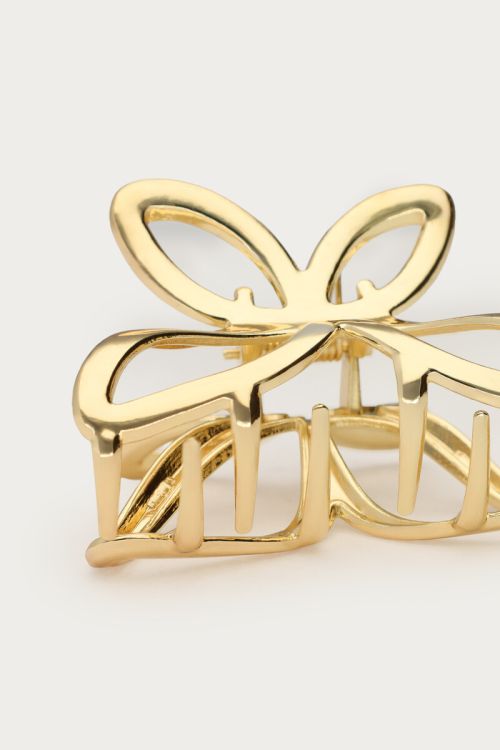 Gold butterfly hair clip | My Jewellery