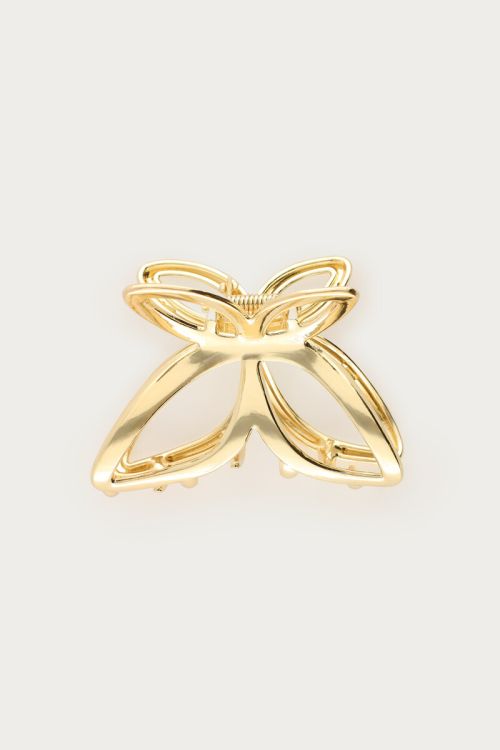 Gold butterfly hair clip | My Jewellery
