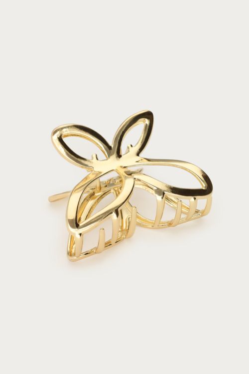 Gold butterfly hair clip | My Jewellery