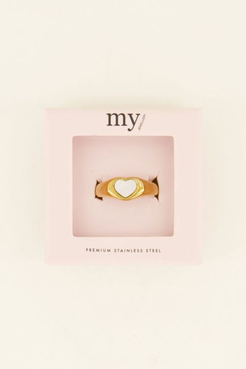 Ring with golden hearts | My Jewellery