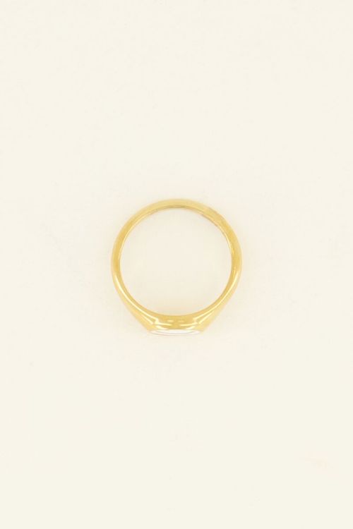 Gold smiley ring | My Jewellery
