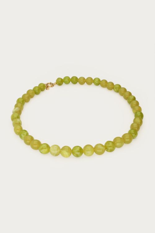 Green necklace with beads | My Jewellery