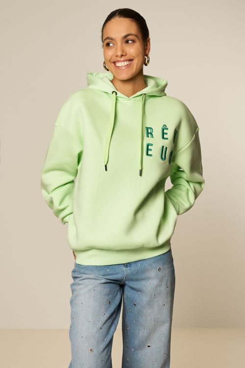 Green hoodie "Rêveur" | My Jewellery