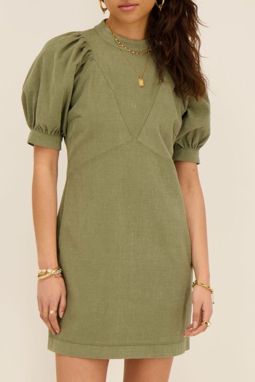 Mosgroene jurk cheap