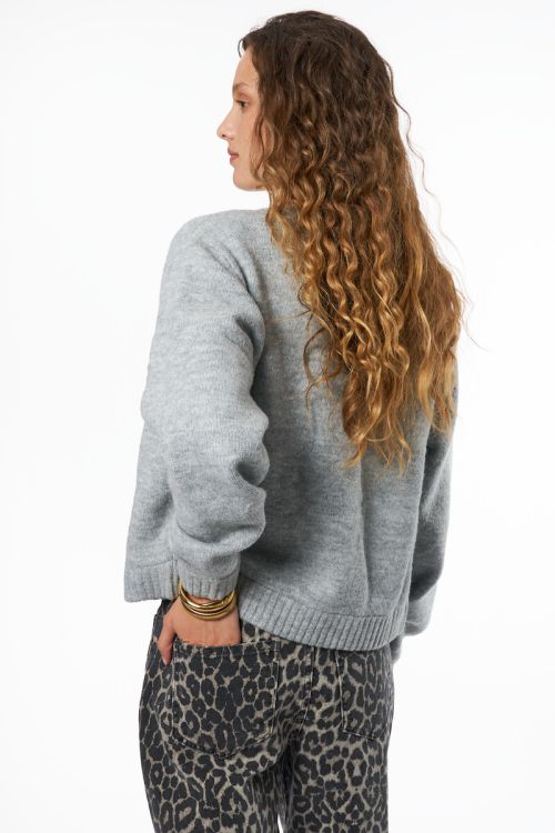Grey cardigan bomber | My Jewellery