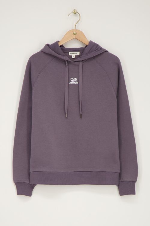 Grey hoodie "Paris mon amour" | My Jewellery
