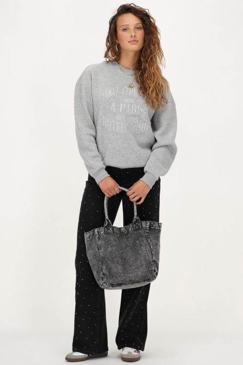 Grey sweatshirt "Hotel Amour" | My Jewellery