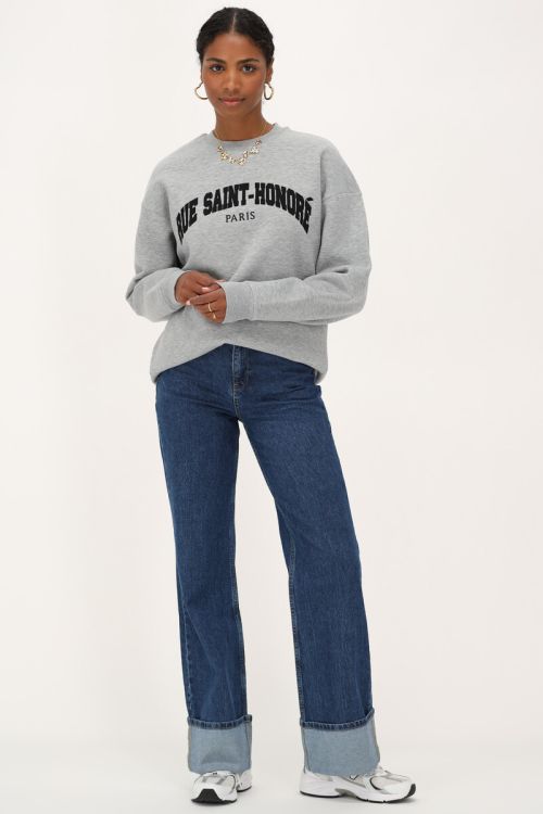 Grey sweater "Rue saint-honoré" | My Jewellery