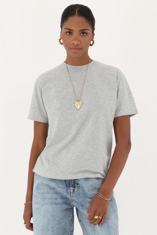 Grey T-shirt "Paris la ville de L'amour" | My Jewellery