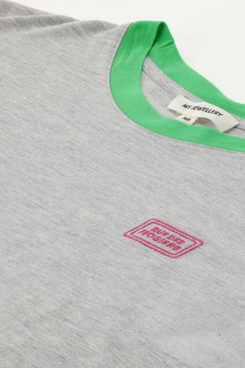 Gray T-shirt "Rue des rossiers" | My Jewellery