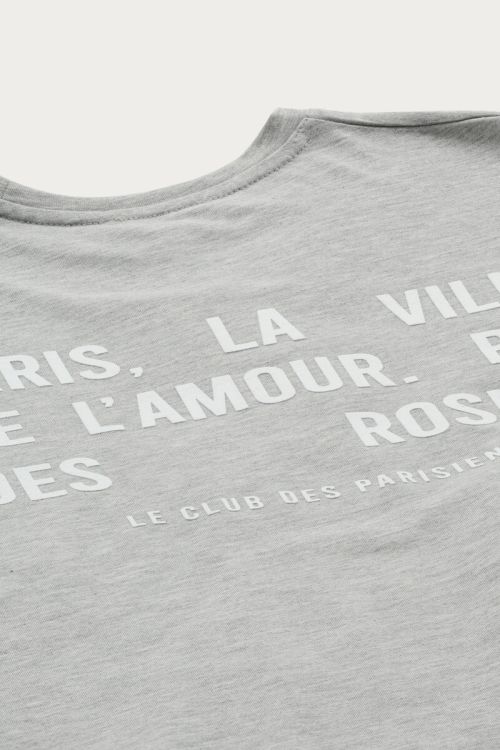 Grey T-shirt "Paris la ville de L'amour" | My Jewellery