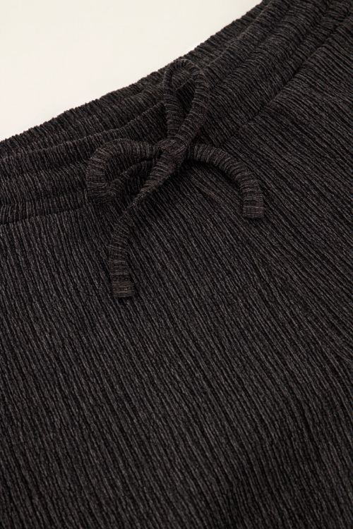 Grey wide leg crinkle trousers | My Jewellery