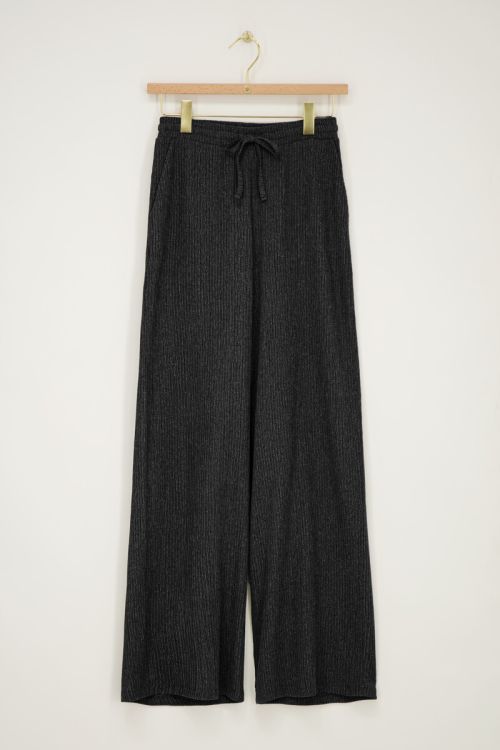 Pantalon gris large
