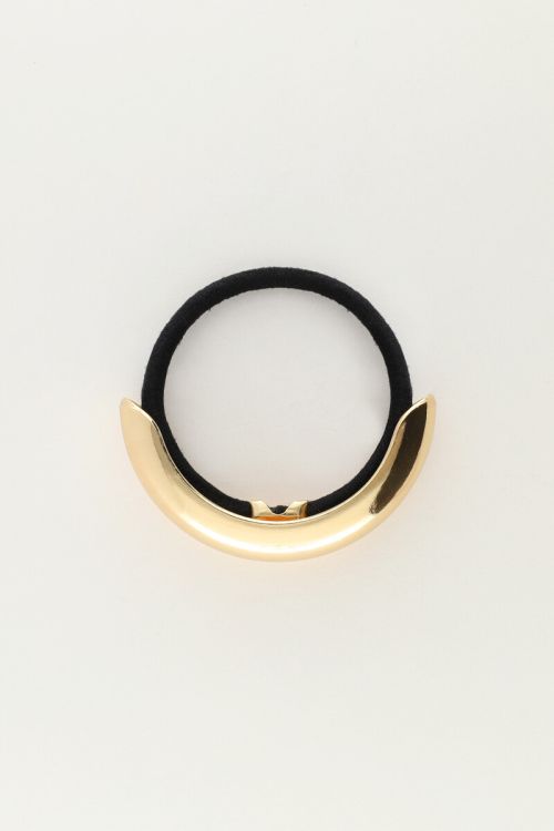 Hair tie with gold curve | My Jewellery