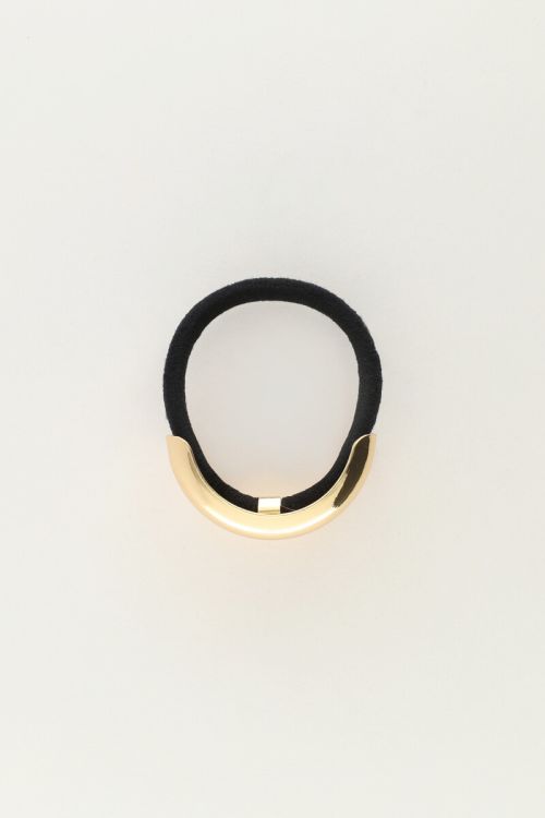 Hair tie with triple gold curve | My Jewellery