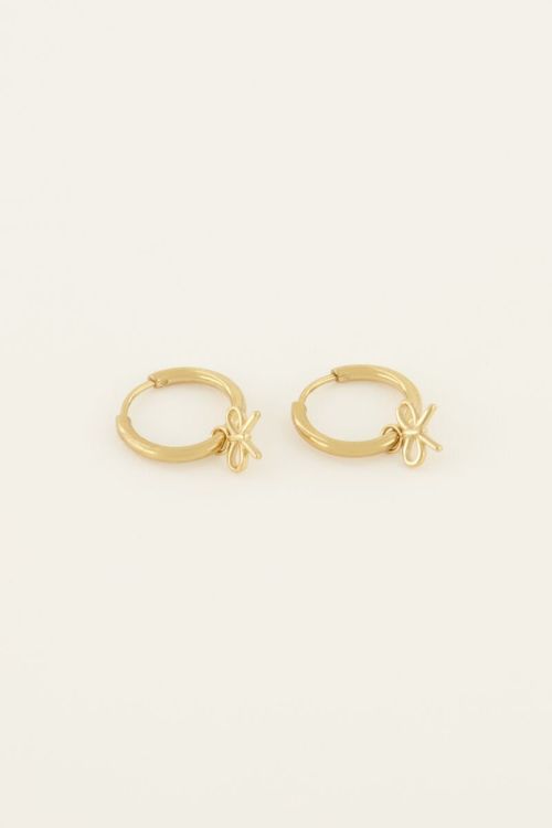 Oorringen met strik hanger | My Jewellery