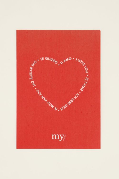 I love you kaartje | My Jewellery