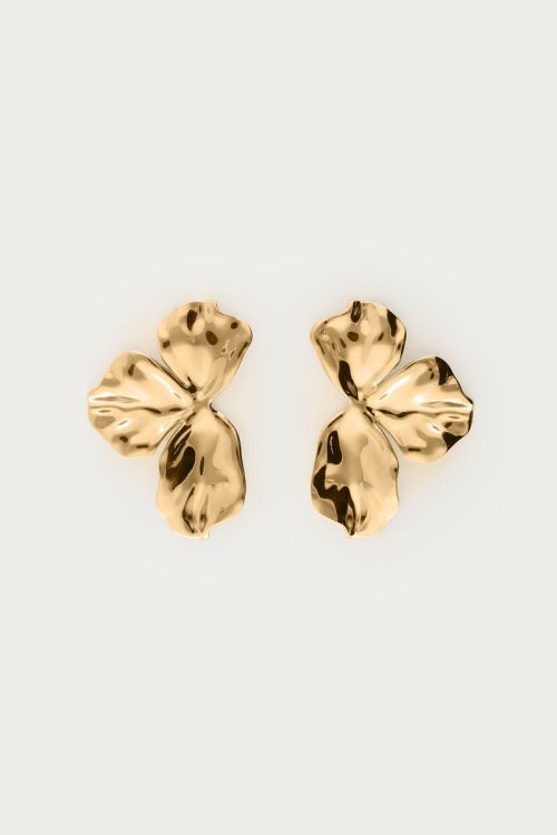 Iconic drop earrings half flower | My Jewellery