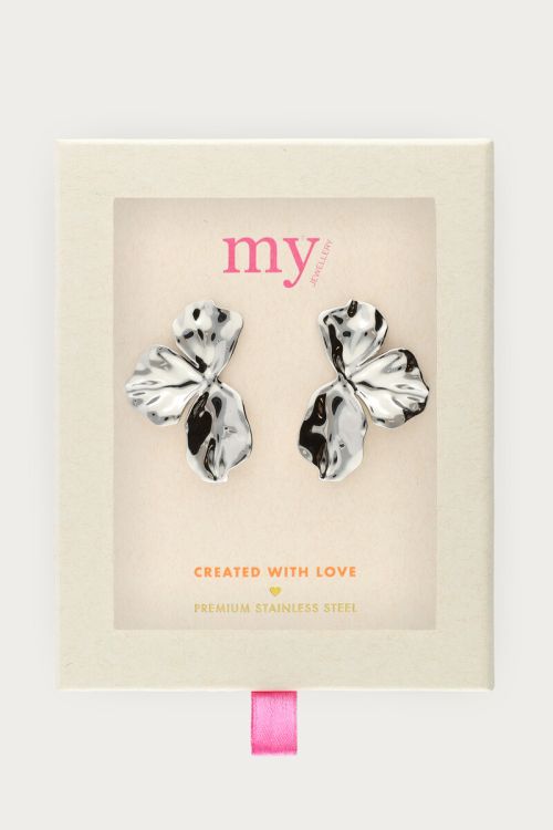 Iconic drop earrings half flower | My Jewellery