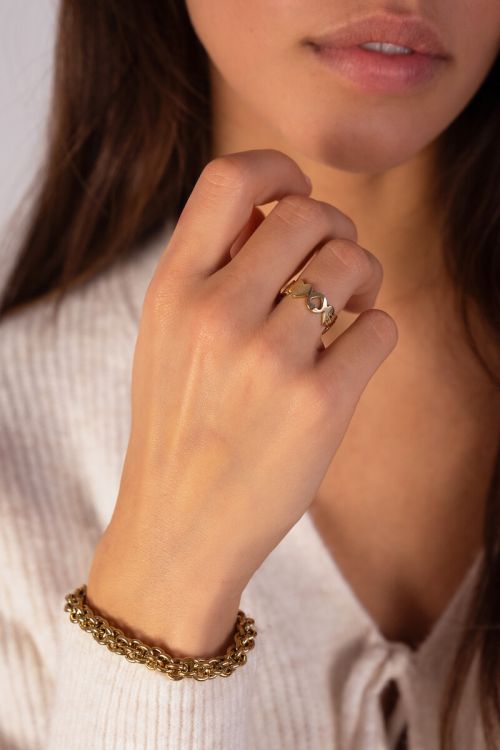 Iconic ring with chunky heart | My Jewellery
