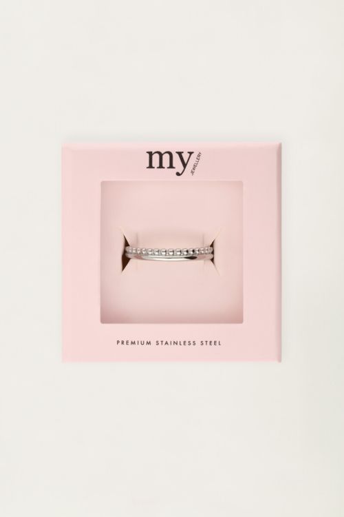 Iconic narrow ring with beads | My Jewellery