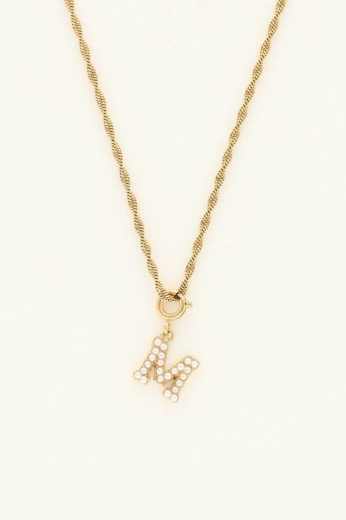 Initial charm with pearls | My Jewellery